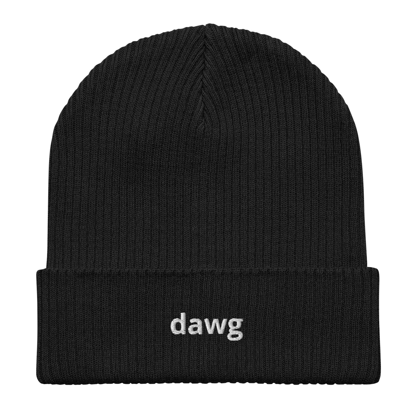 dawg organic ribbed beanie