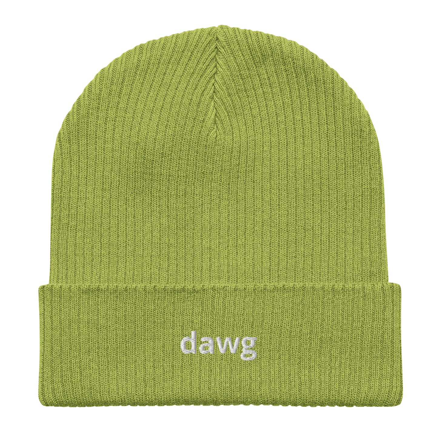dawg organic ribbed beanie