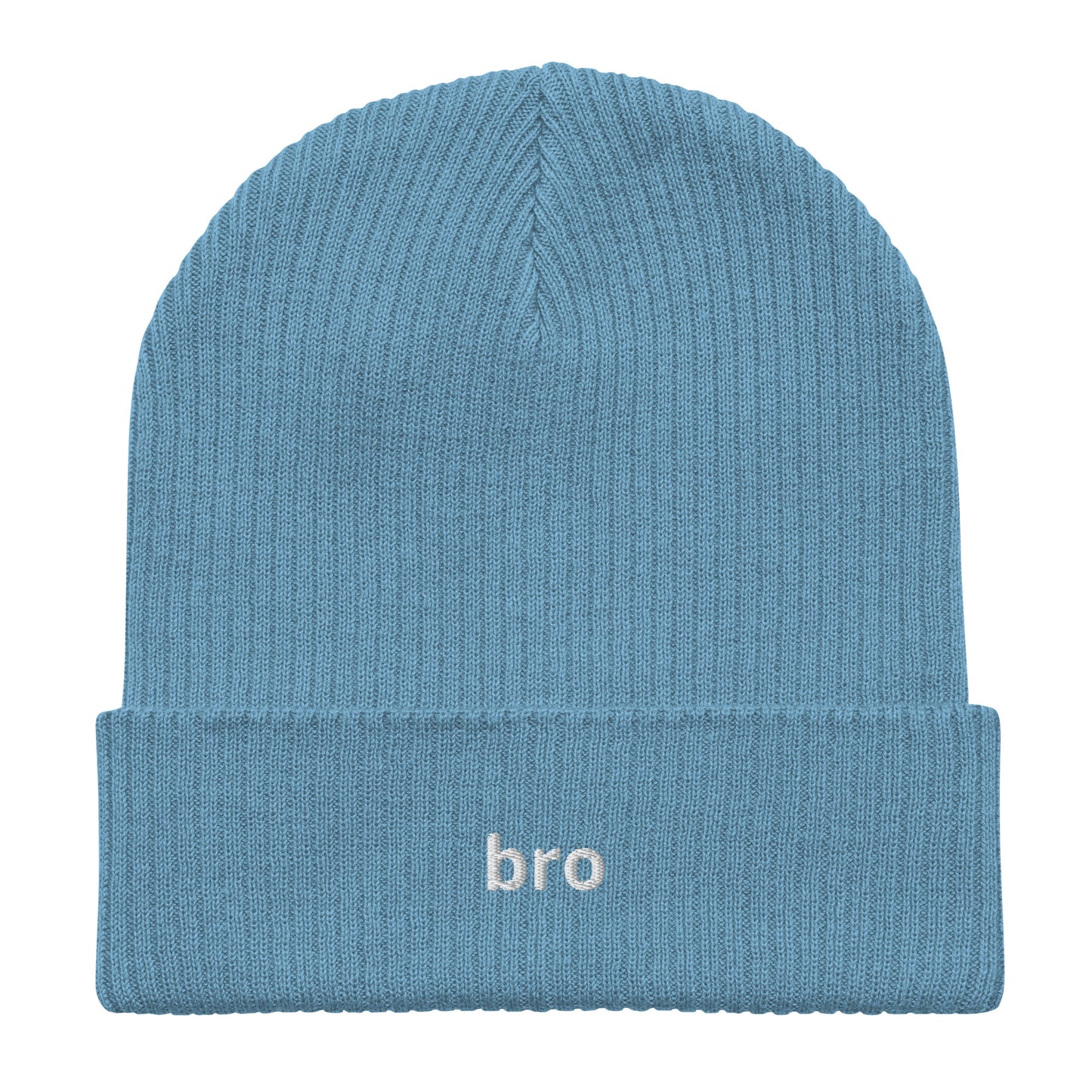 bro organic ribbed beanie