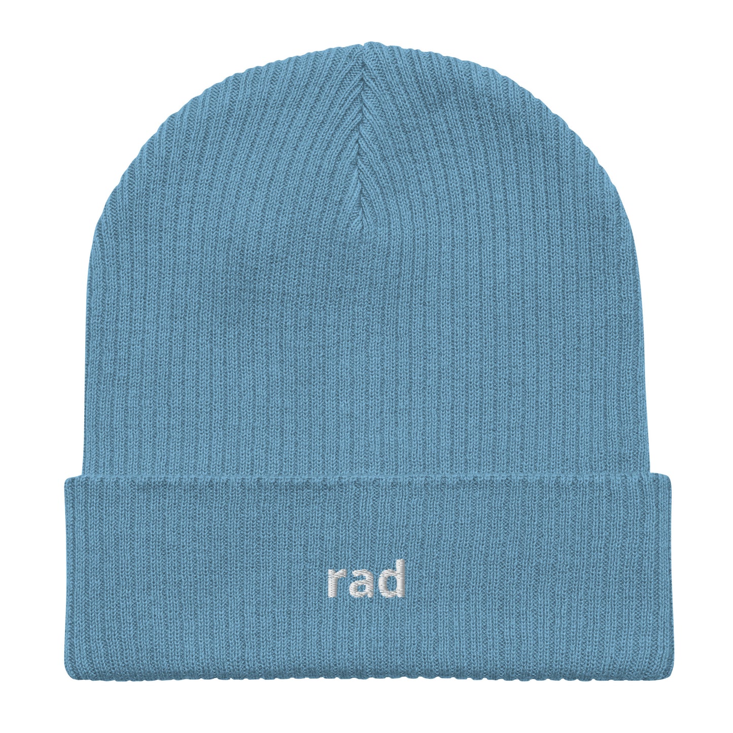 rad organic ribbed beanie
