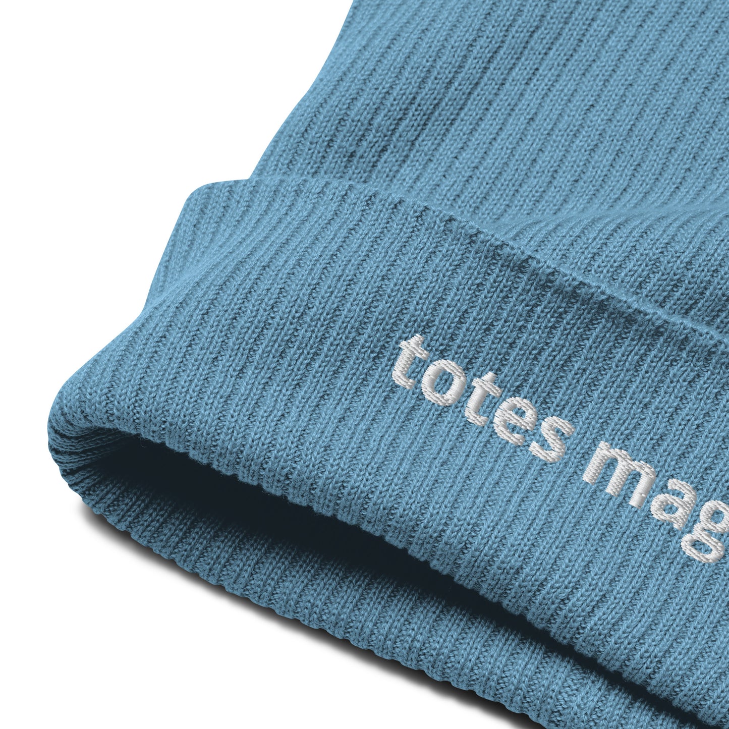 totes magotes organic ribbed beanie