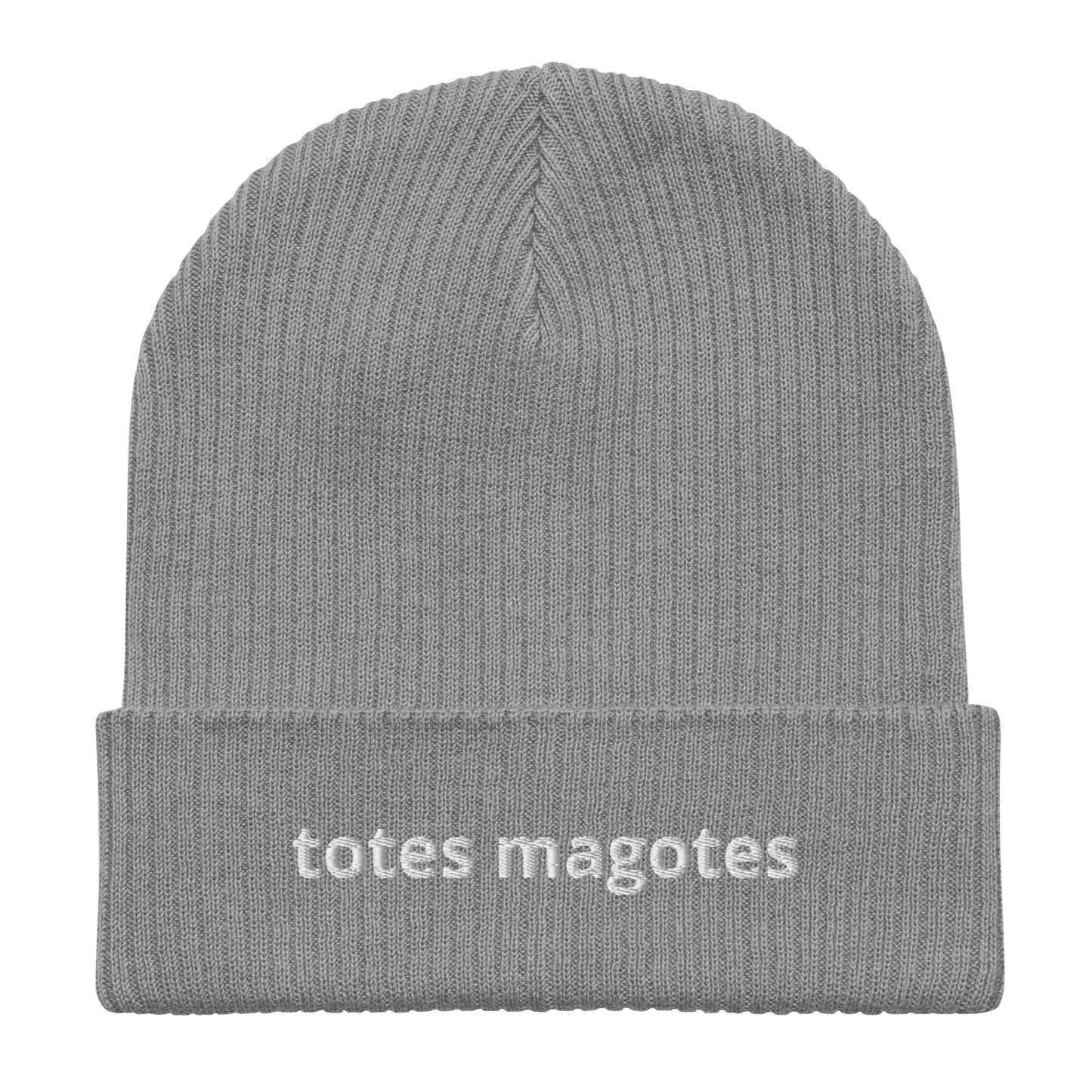 totes magotes organic ribbed beanie