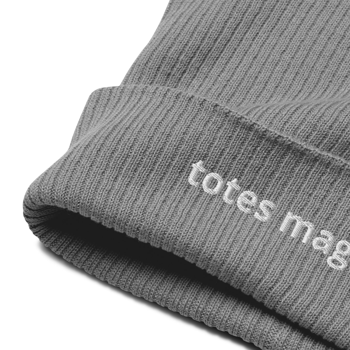 totes magotes organic ribbed beanie