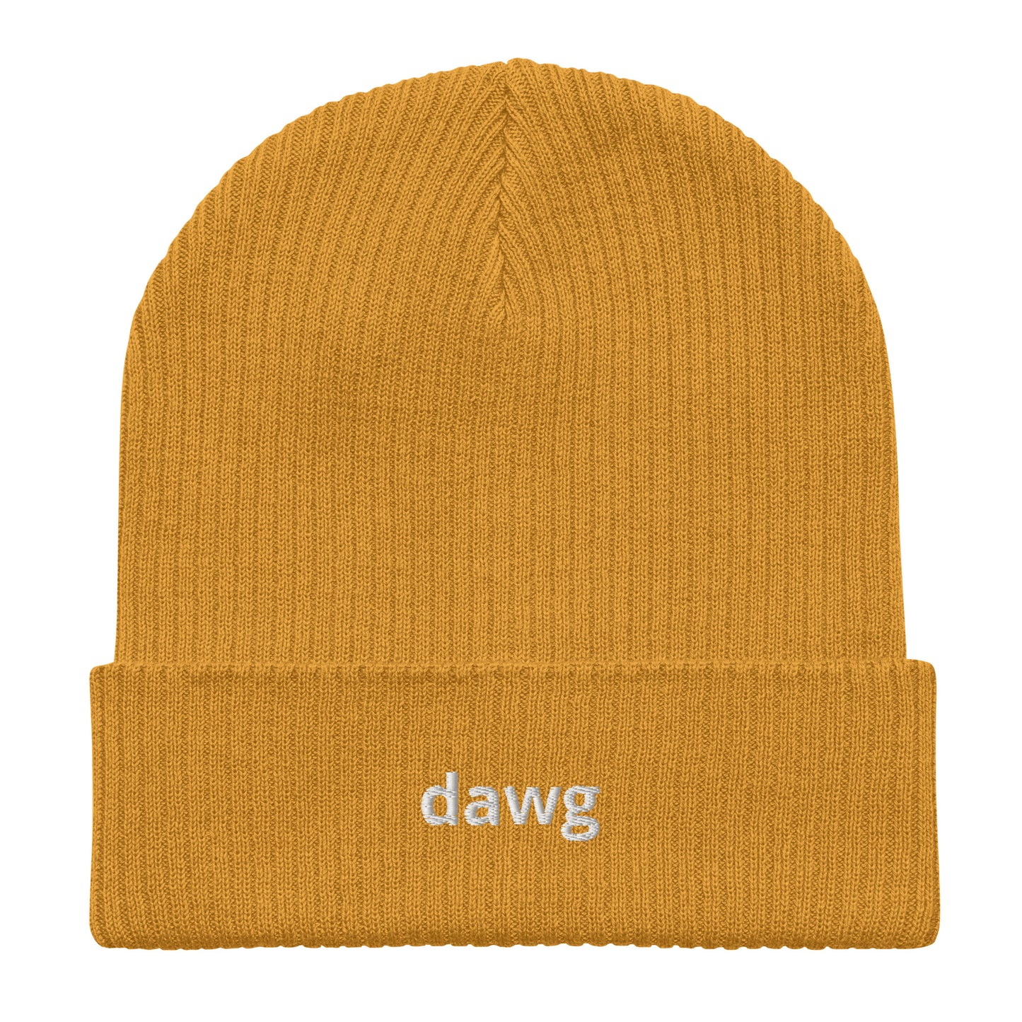 dawg organic ribbed beanie