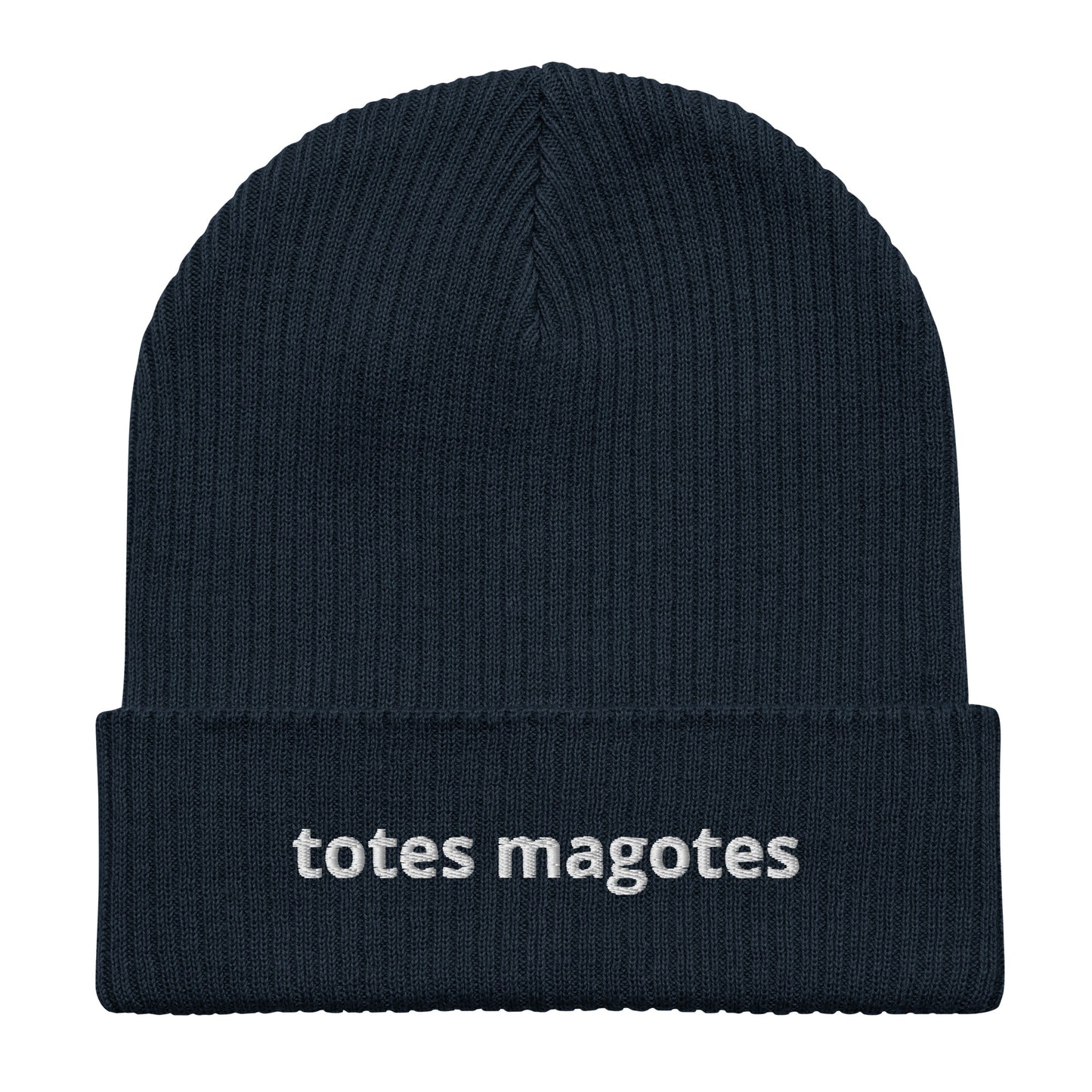 totes magotes organic ribbed beanie