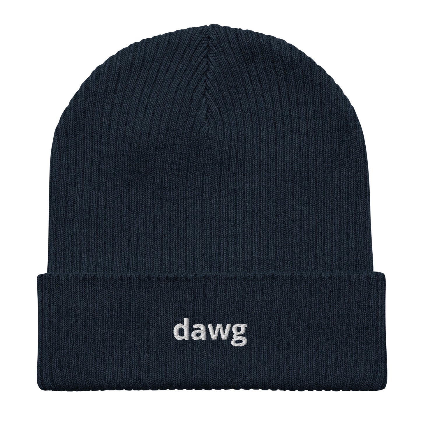 dawg organic ribbed beanie