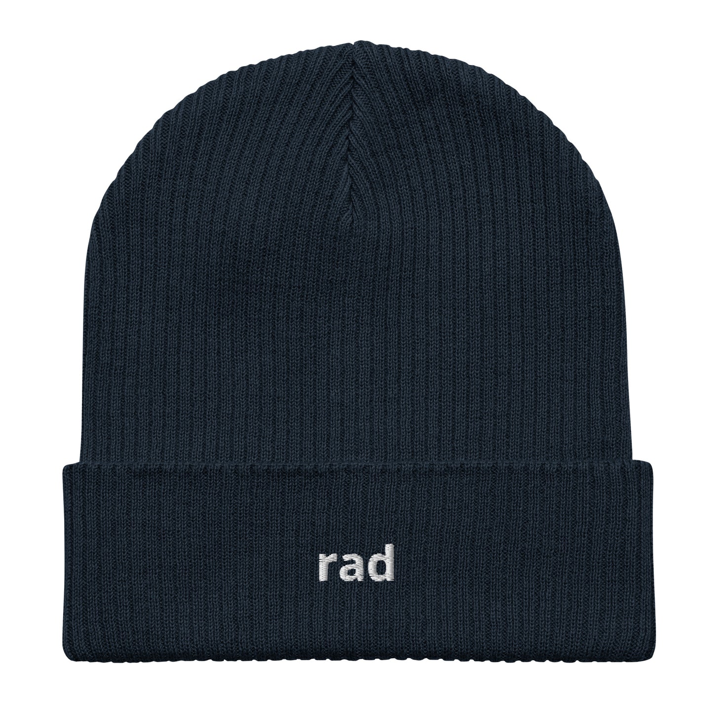 rad organic ribbed beanie