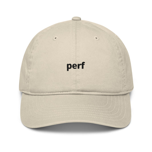 perf organic dad hat