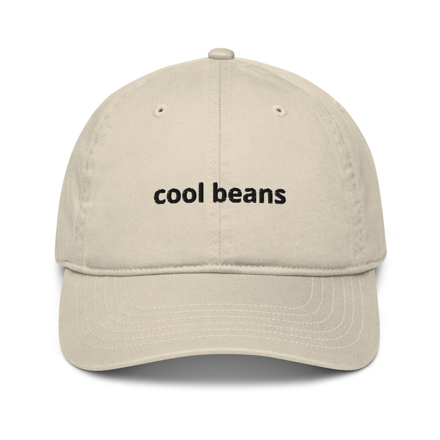 cool beans organic dad hat