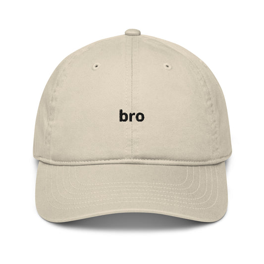 bro organic dad hat