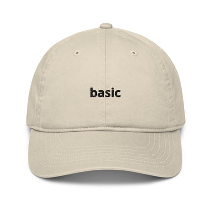 basic organic dad hat