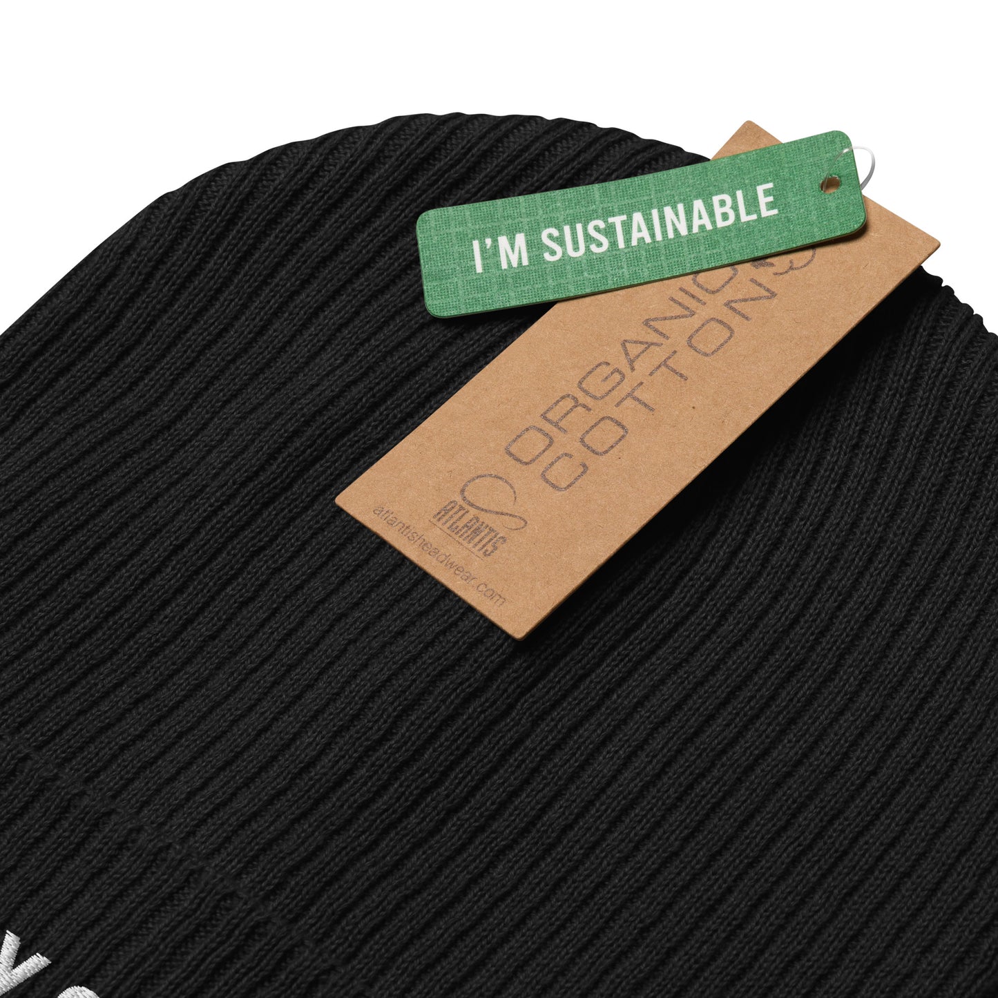 cray cray organic ribbed beanie