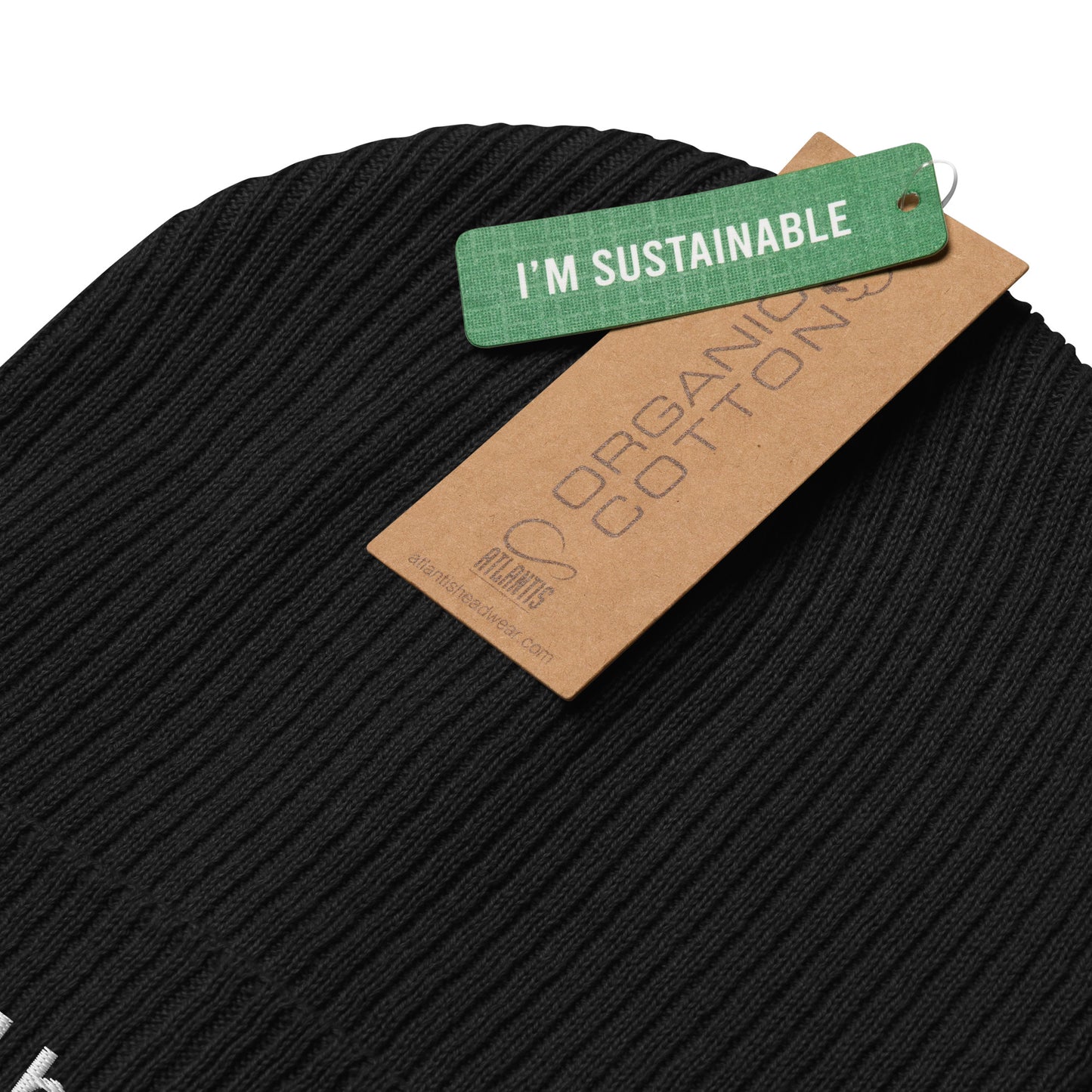 cool beans organic ribbed beanie
