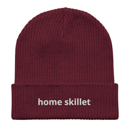 home skillet organic ribbed beanie