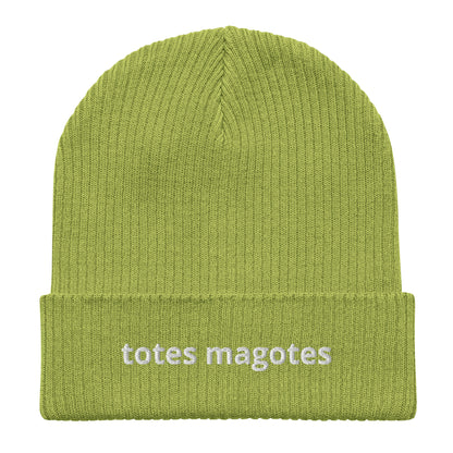 totes magotes organic ribbed beanie