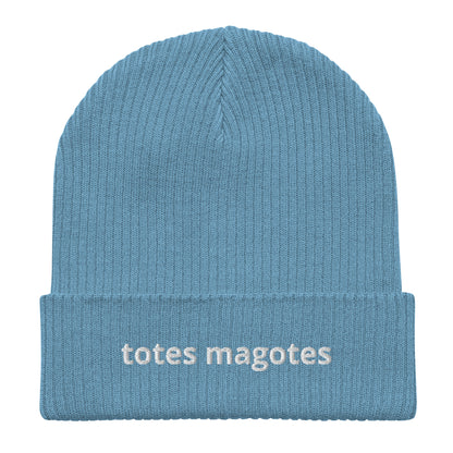 totes magotes organic ribbed beanie