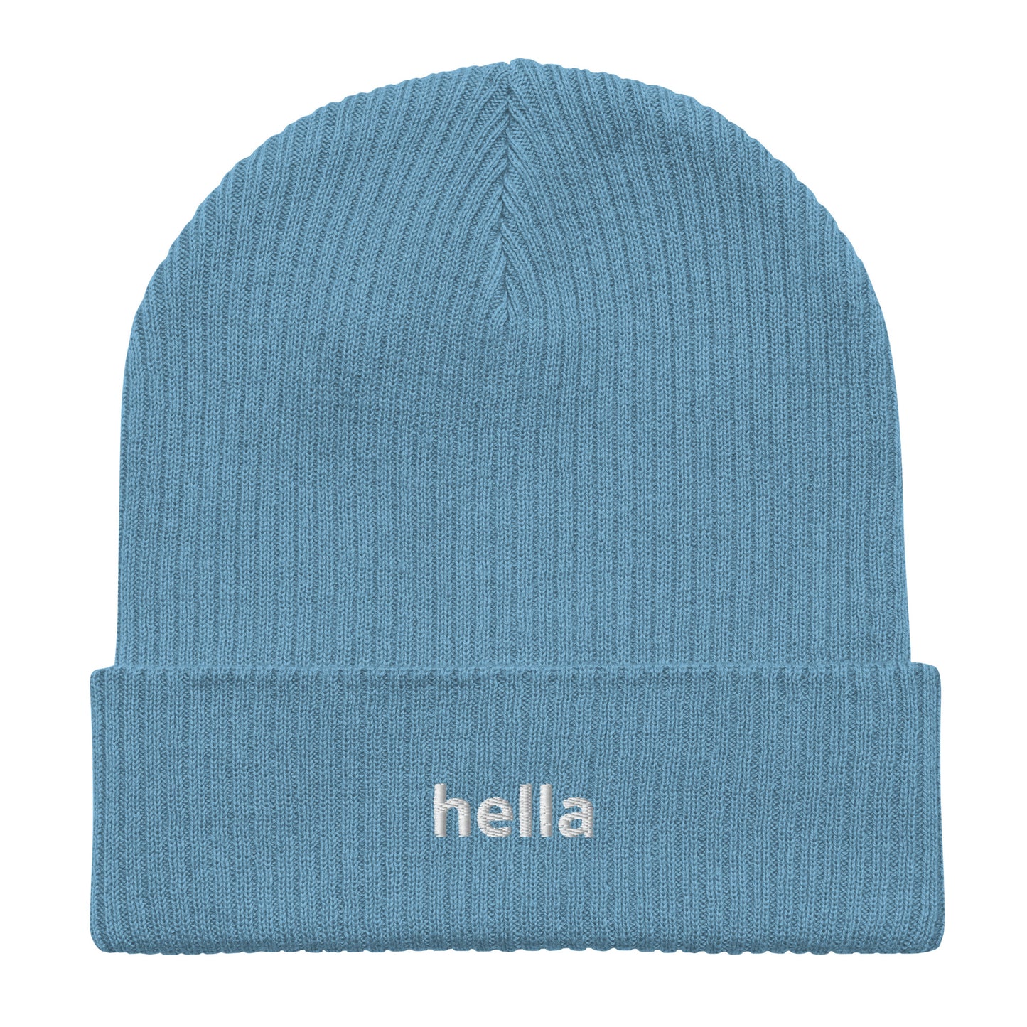 hella organic ribbed beanie