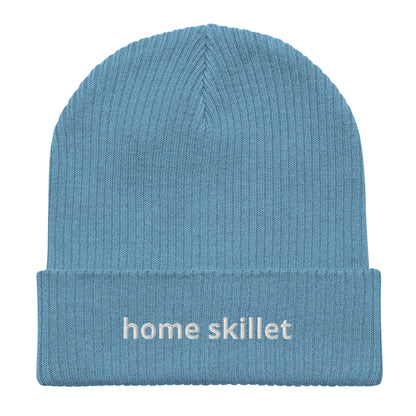 home skillet organic ribbed beanie