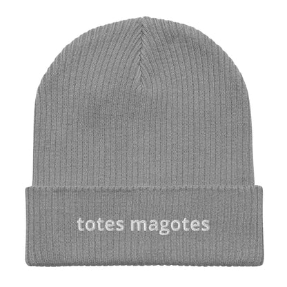 totes magotes organic ribbed beanie