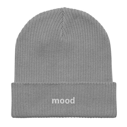 mood organic ribbed beanie