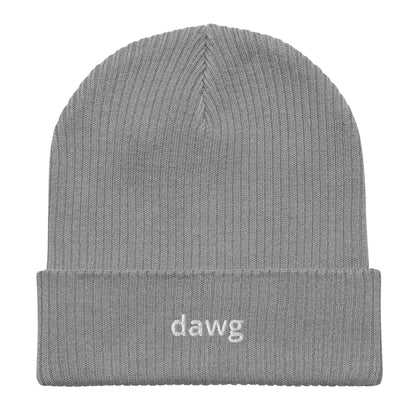 dawg organic ribbed beanie