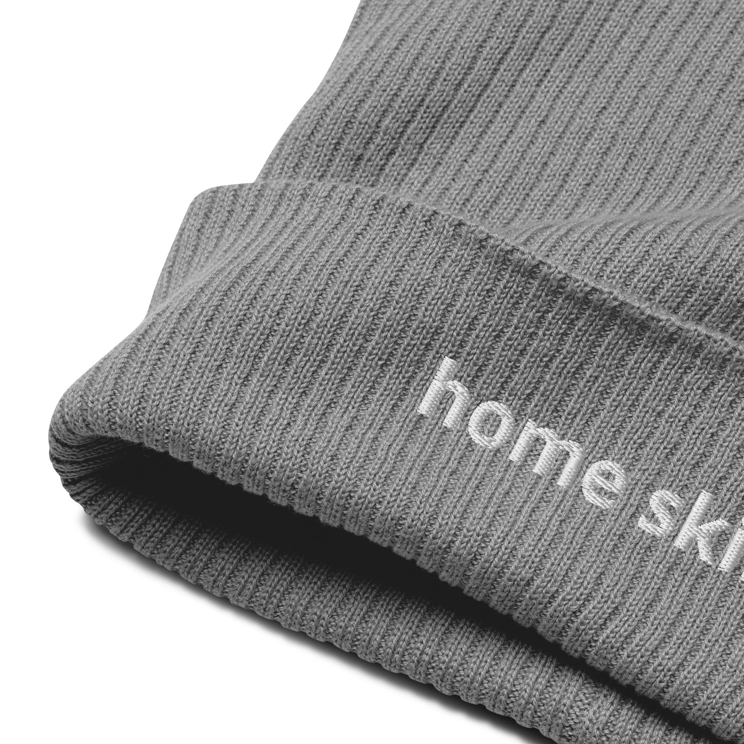 home skillet organic ribbed beanie