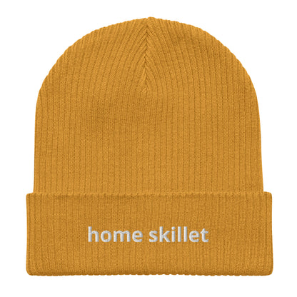 home skillet organic ribbed beanie