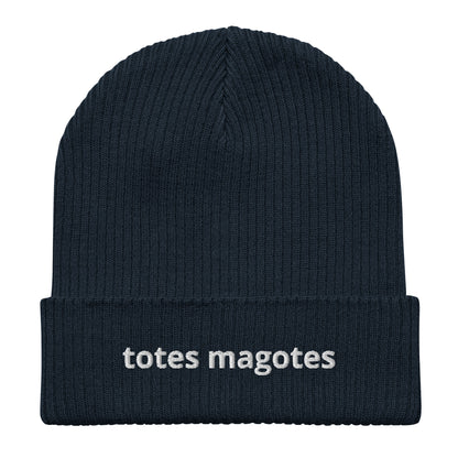 totes magotes organic ribbed beanie