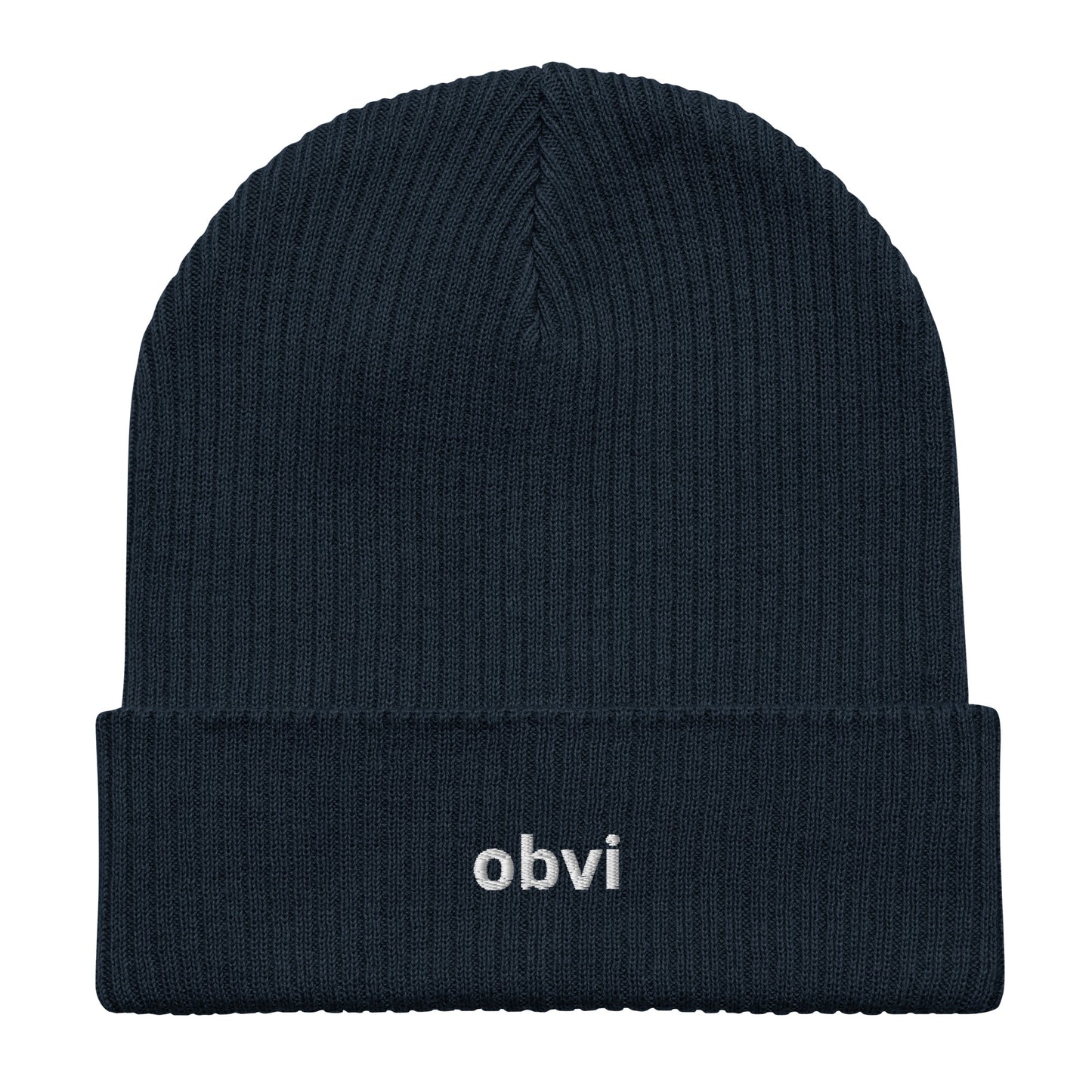 obvi organic ribbed beanie
