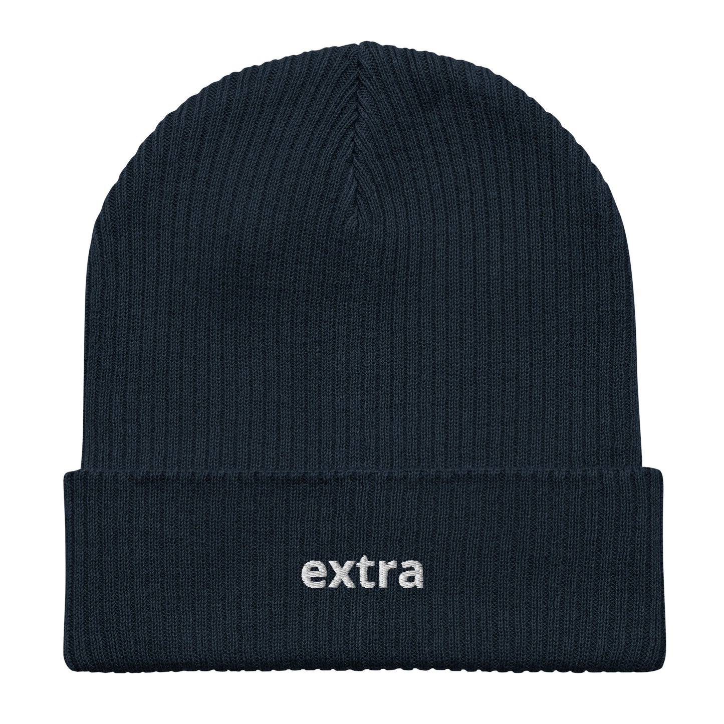 extra organic ribbed beanie