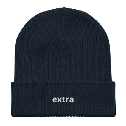 extra organic ribbed beanie