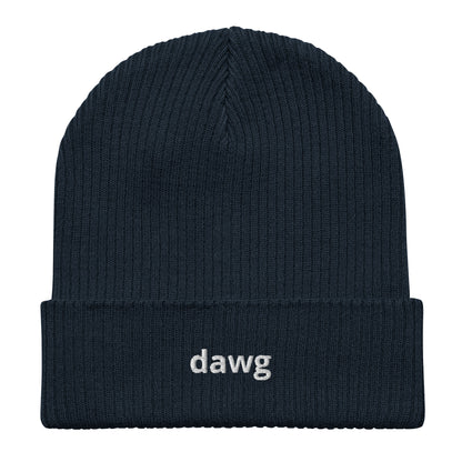 dawg organic ribbed beanie