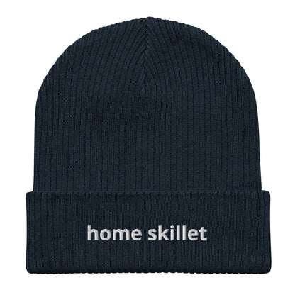 home skillet organic ribbed beanie